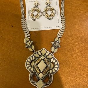 Kaia stella and dot necklace and earrings